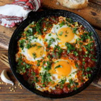 Быстрый завтрак: яичница по-грузински