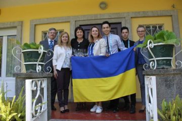 "Евровидение 2018": MELOVIN в Португалии встретился с послом Украины и диаспорой