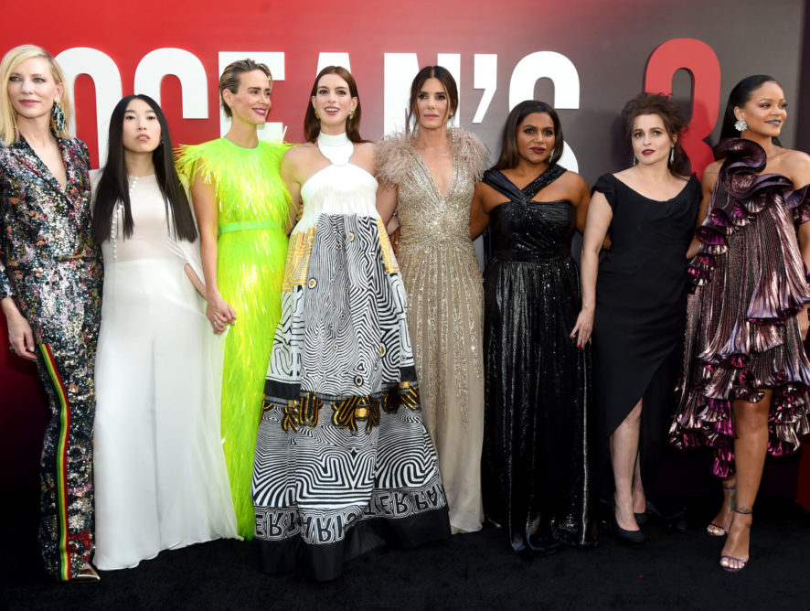 "8 подруг Оушена": главные героини фильма посетили премьеру в Нью-Йорке