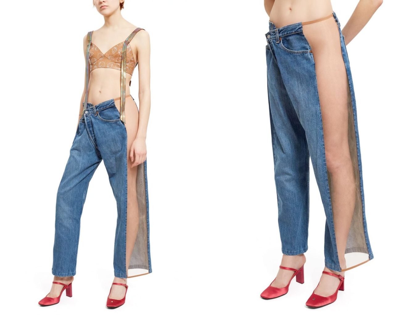 Интернет шокировали странные джинсы, которые нужно носить без белья