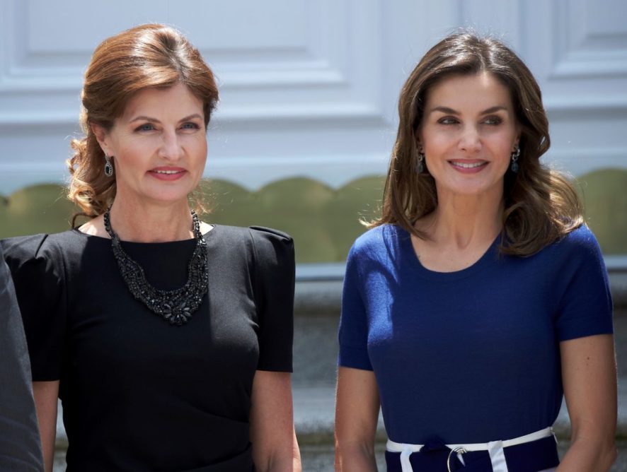 Битва образов: Марина Порошенко встретилась с королевой Летицией в Испании