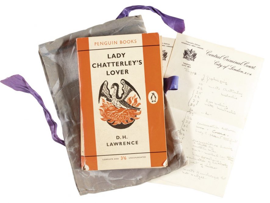 В Лондоне ушел с молотка знаменитый судебный томик "Любовника леди Чаттерлей"