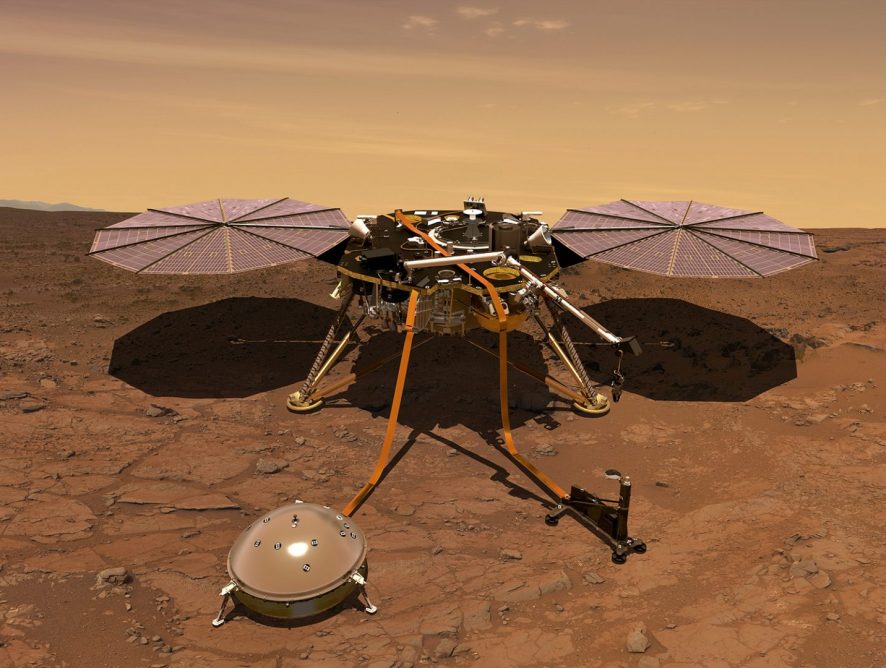 NASA показало первый снимок с марсианского зонда InSight
