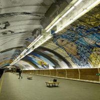 Галерея современного искусства: станцию метро в Киеве разрисовали 8 художников
