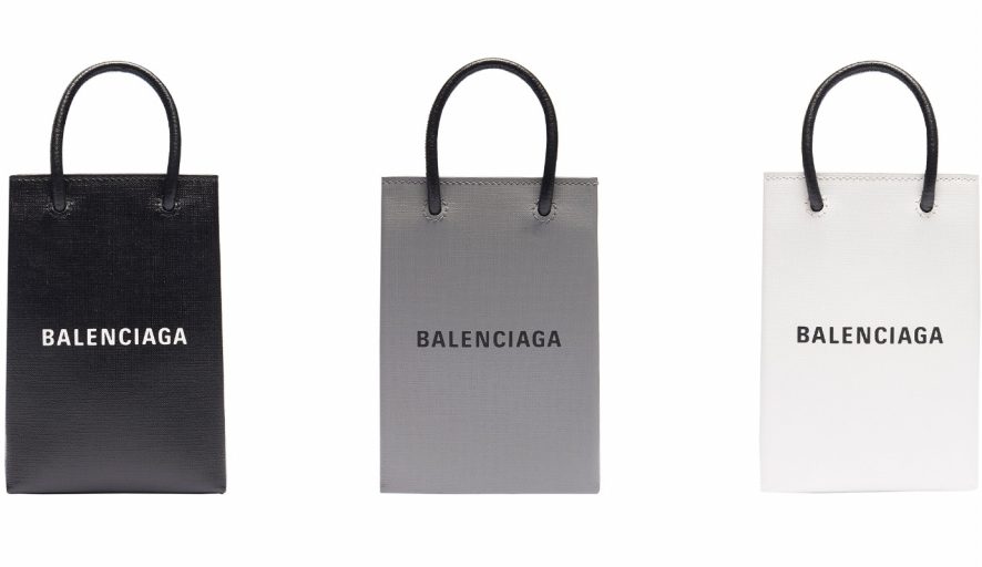 Дом моды Balenciaga выпустил сумки для смартфонов из телячьей кожи