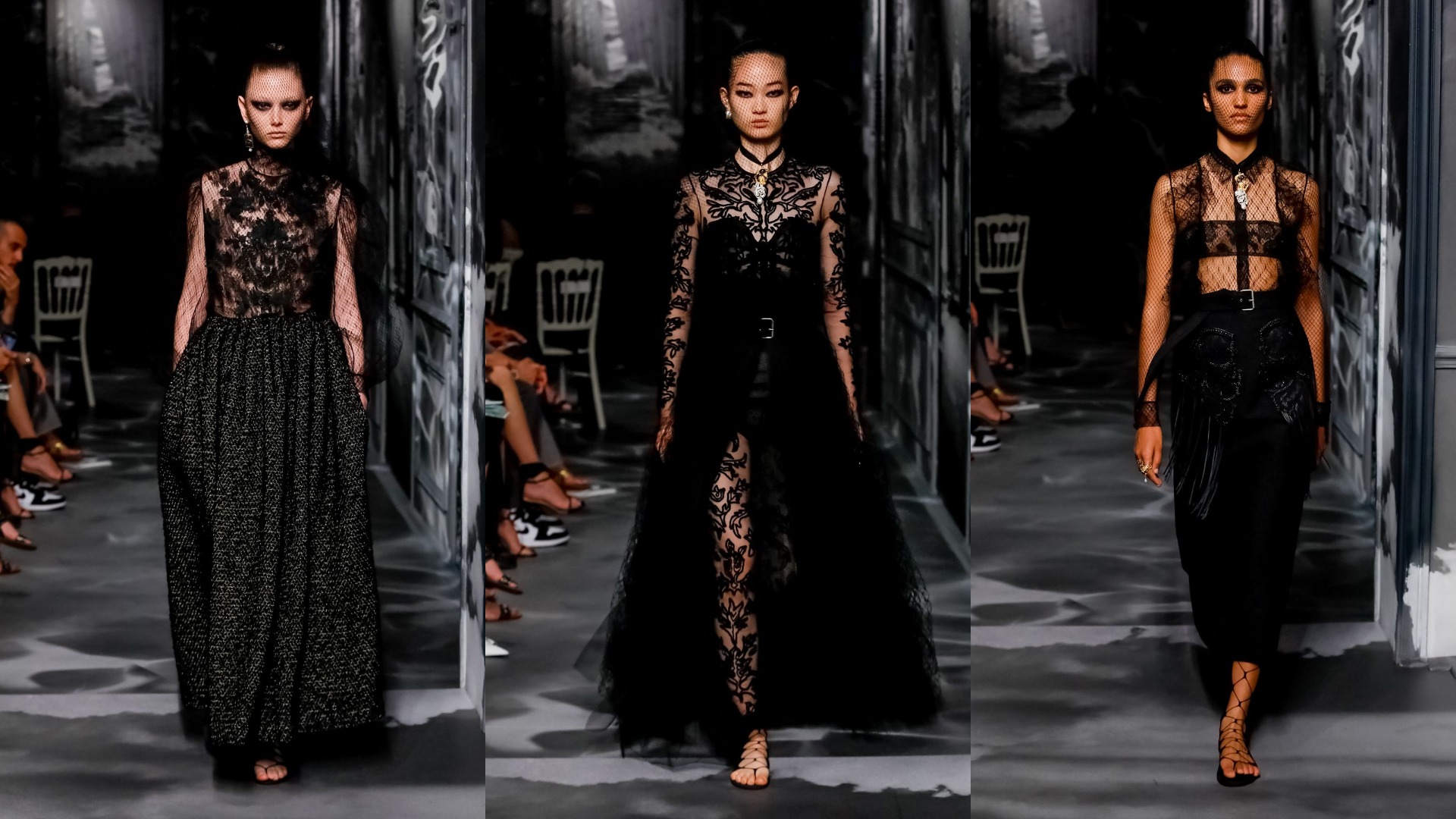 Дух средневековья в бальных платьях: в Париже показали новую кутюрную коллекцию Christian Dior
