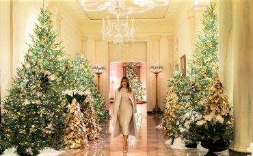 Меланья Трамп преобразила Белый дом к Рождеству