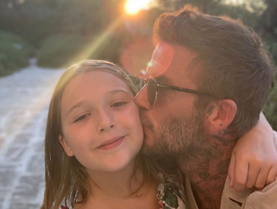 Праздники приближаются: Дэвид Бекхэм опубликовал милое фото с дочерью