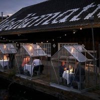 Социальная дистанция: ресторан в Амстердаме пригласит гостей в теплицы