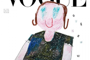 Итальянский Vogue поместил на обложку детские рисунки