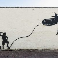 У Англії приховали графіті Бенксі через трагедію із дитиною