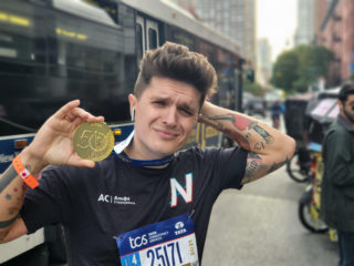 "Все. Нафіг біг": Анатолій Анатоліч пробіг ювілейний марафон у Нью-Йорку
