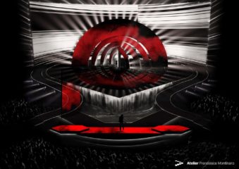 "Євробачення 2022": у Мережі з'явилися яскраві фото макету сцени шоу