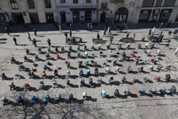 "Страшна ціна війни": у Львові провели акцію пам'яті вбитих росіянами дітей