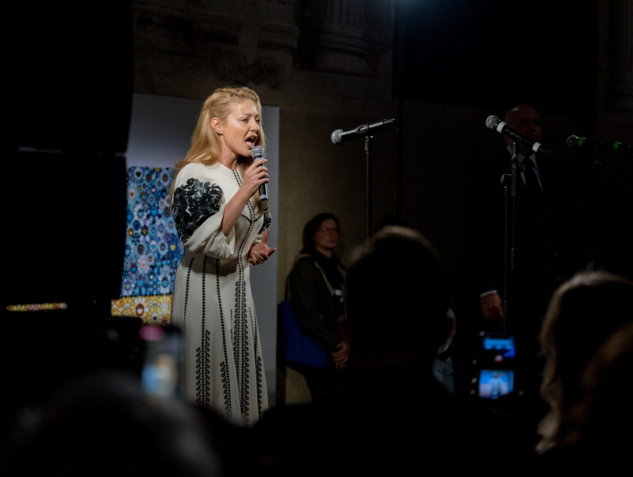 Тіна Кароль виступила на відкритті виставки про Україну на Венеціанському Беліоналле