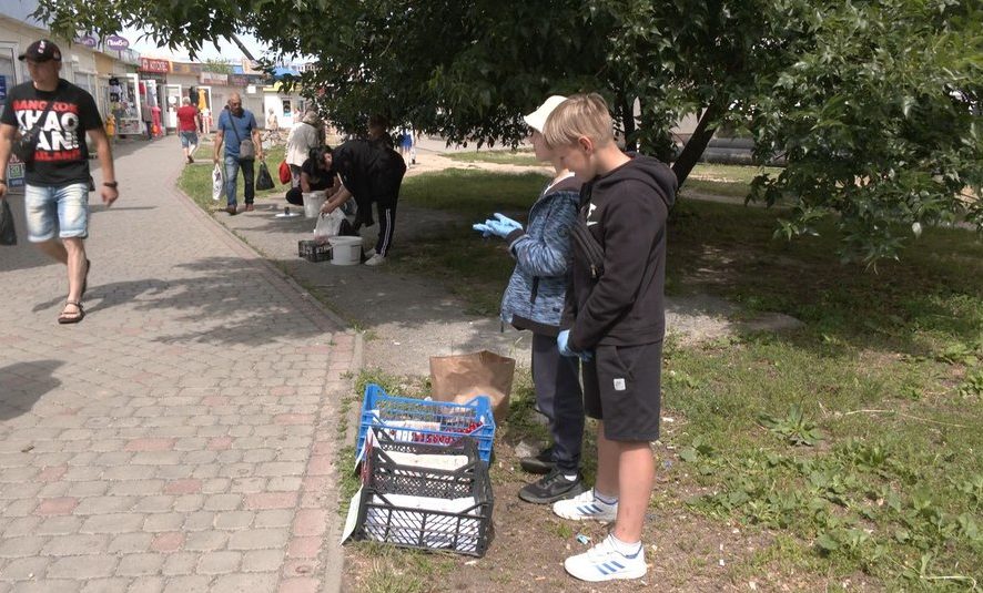 У Луцьку школярі продавали черешню, аби задонатити на "Байрактар"